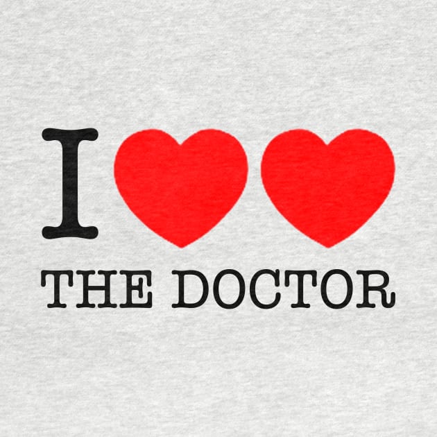 I LOVE THE DOCTOR. DOCTOR WHO 2-HEARTED DESIGN by FrenkMelk